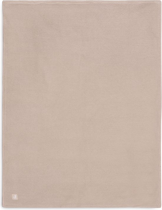 Jollein - Deken Wieg 75x100cm - Wiegdeken, Wiegdekentje, Dekentje Baby - Basic Knit - Basic Knit - Wild Rose/Fleece van Jollein — afbeelding 5