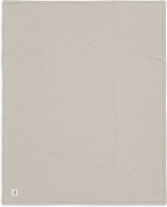 Jollein - Deken Ledikant 100x150cm - Dekentje Baby - Soft Waves - Nougat/Velvet