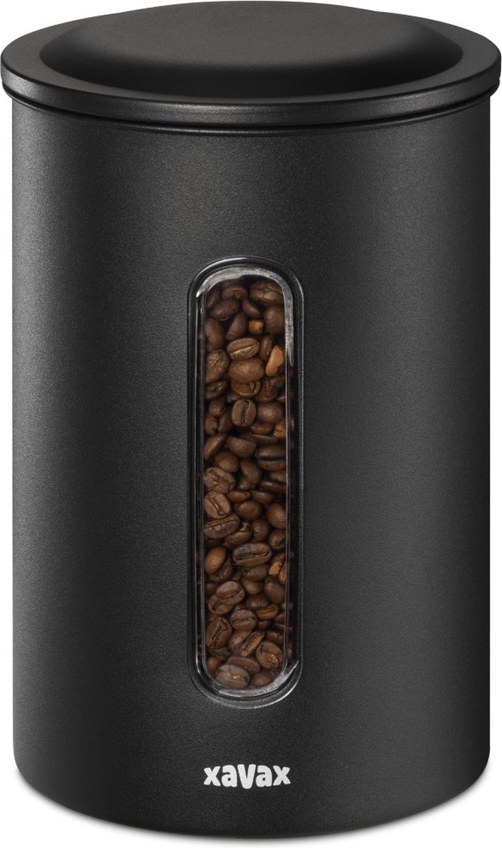Xavax Koffieblik Voor 1,3 Kg Bonen Of 1,5 Kg Poeder Luchtdicht Aromadicht Zw 1