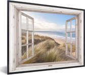 Affiche avec cadre Transparent - Mer - Plage - 80x60 cm