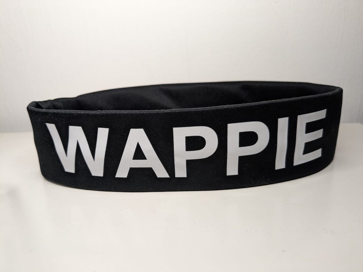 Wappie zweetband - hoofdband - geschikt voor volwassenen