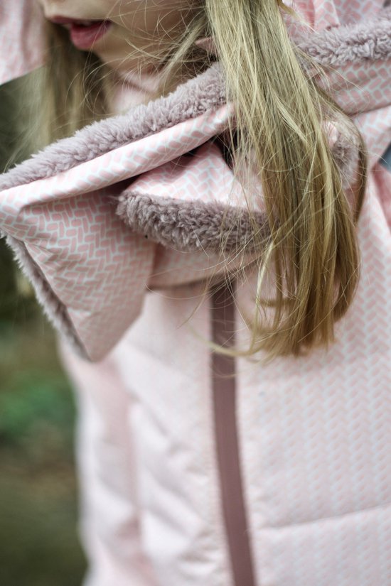 Ducksday - veste d'hiver avec polaire peluche pour enfants - imperméable - coupe-vent - chaude - école - ski - Filles - Molly - 146/152