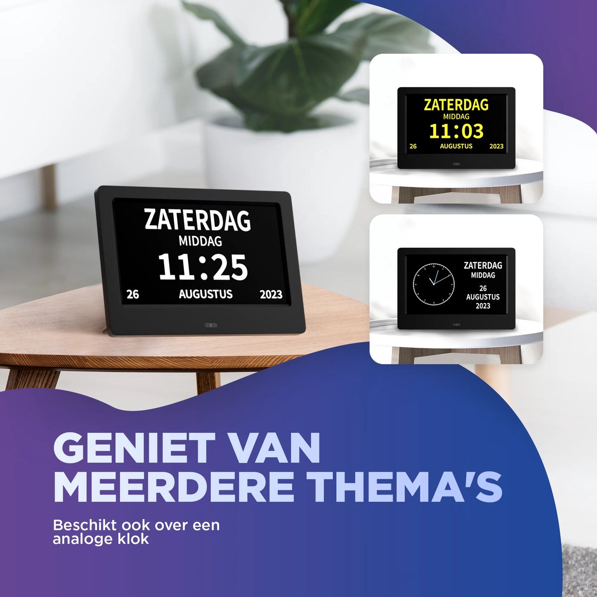 Digital Dementia Clock for Elderly 5
