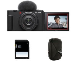 SONY Kompaktkamera ZV-1F + Tasche + 8 GB SD-Karte