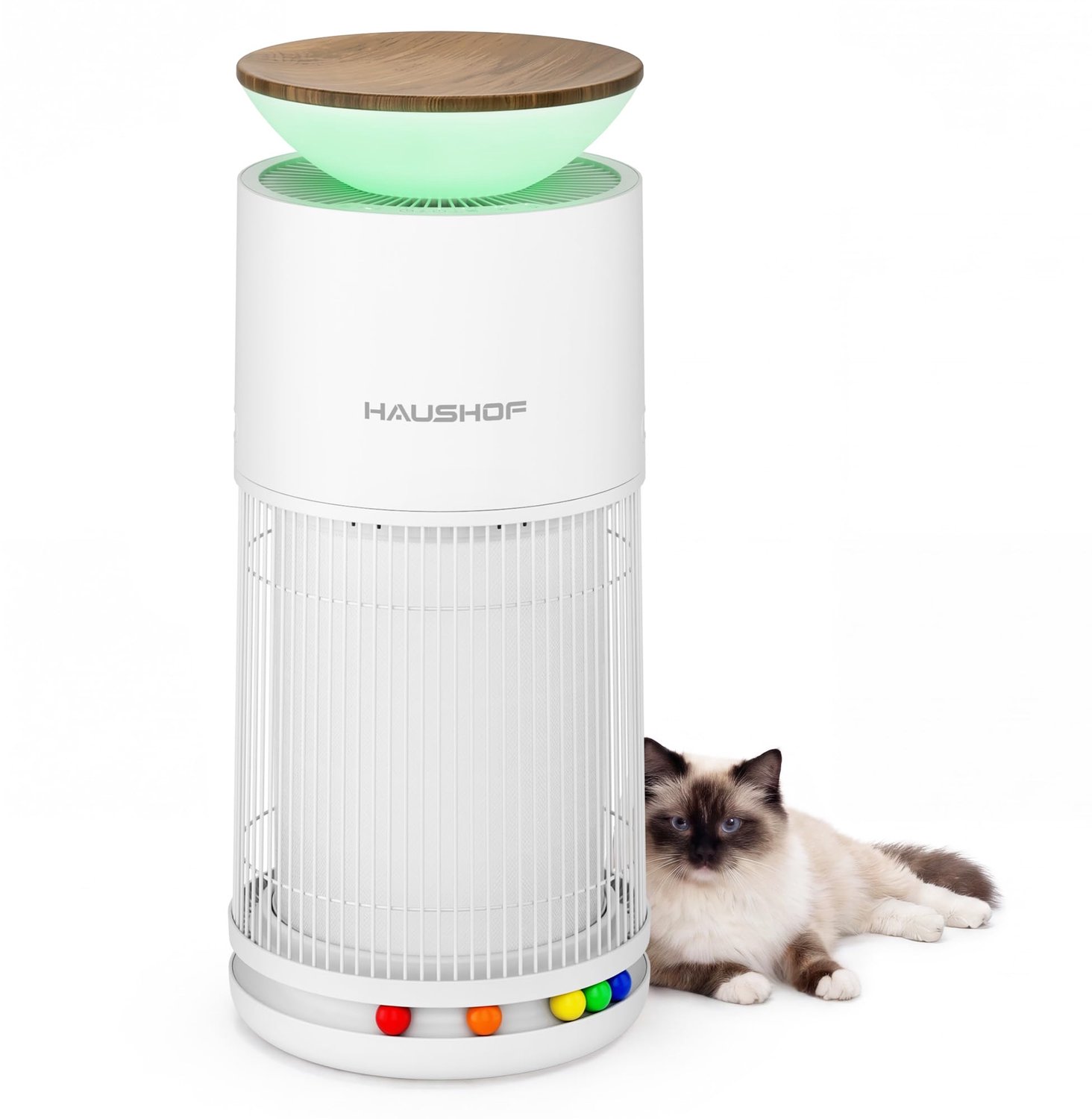 Luchtreiniger HEPA H13 - 44 Watt Vermogen - 45 m² Oppervlakte - Wit Kleur - Voor Huisdieren En Allergieën