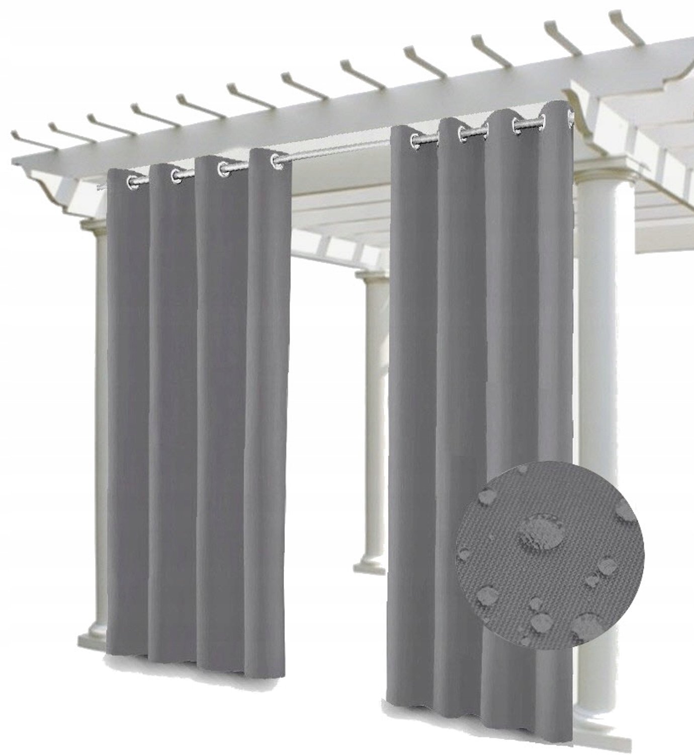 Waterdichte Tuindoek 155x200cm voor Pergola, Terras, Tuinhuis - Antraciet