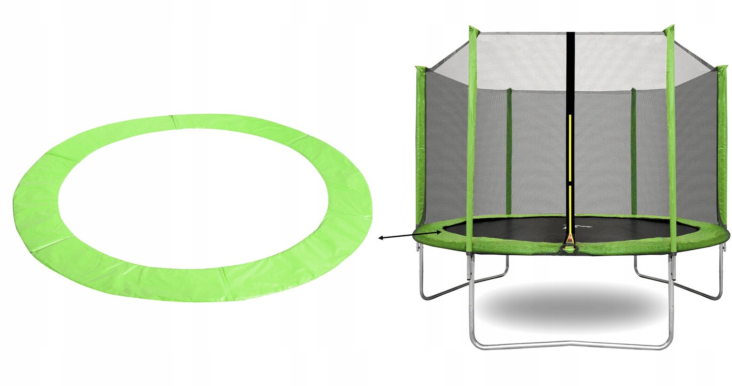 Universele Trampoline Veiligheidsrand Groen 305 cm