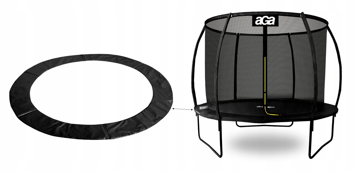 Universele Trampoline Veerspannerhoes 244-252 cm (8ft) Zwart