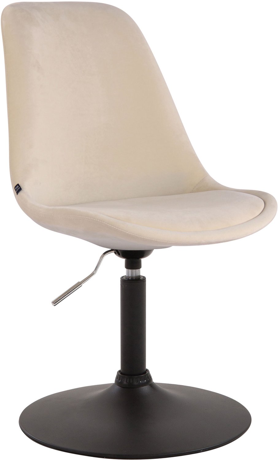 Luxe Comfort Milano 0090 eetkamerstoel - fluweel - crème creme
