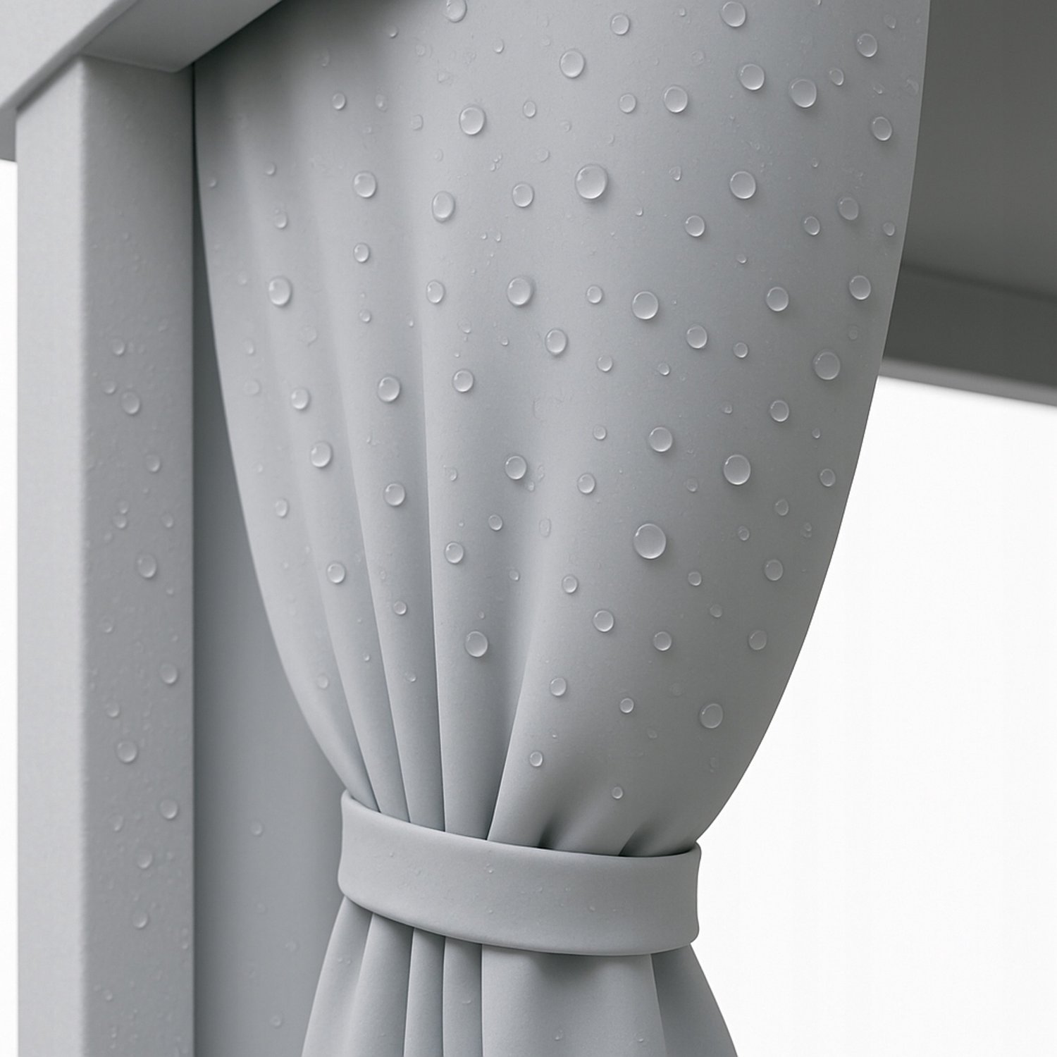 Waterdicht Terrasscherm Grijs 150x180 cm - Buiten Privacy