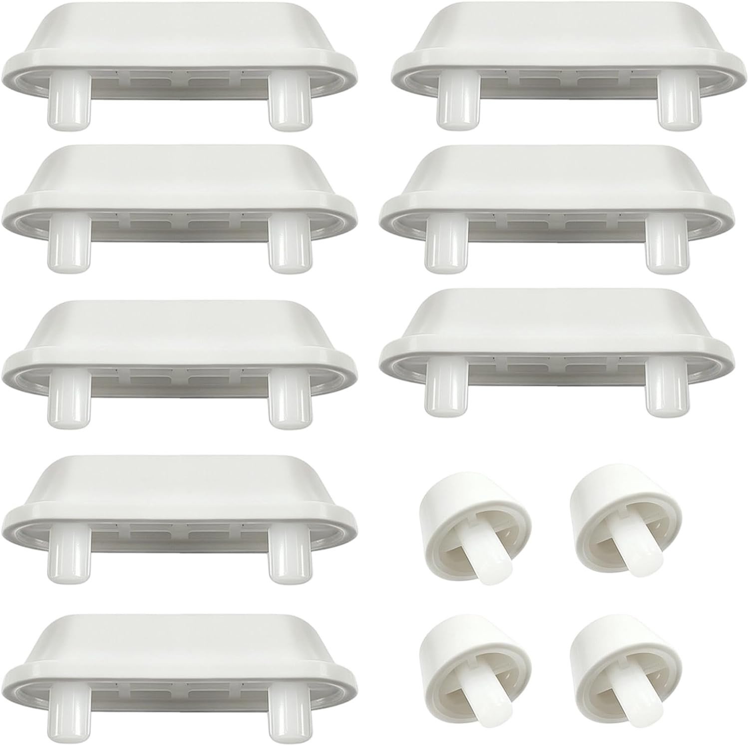 Set van 12 Antislip Toiletzitting Buffers - Geluidsisolatie en Schokabsorptie voor Houten en Standaard Toiletten om Geluid te Verminderen