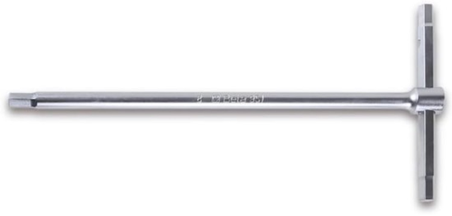 Inbussleutel met T-greep - Zeskantsleutel - Voor het vastdraaien van schroeven - Ergonomische handgreep - 10mm - Zilverkleurig