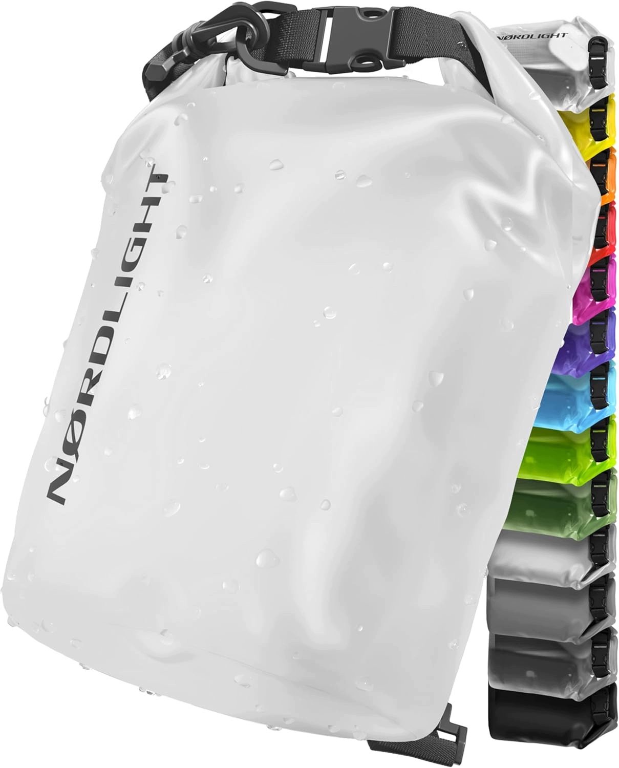 Waterdichte Dry Bag 15L - Witte Rol Top Tas voor Outdoor & Watersport