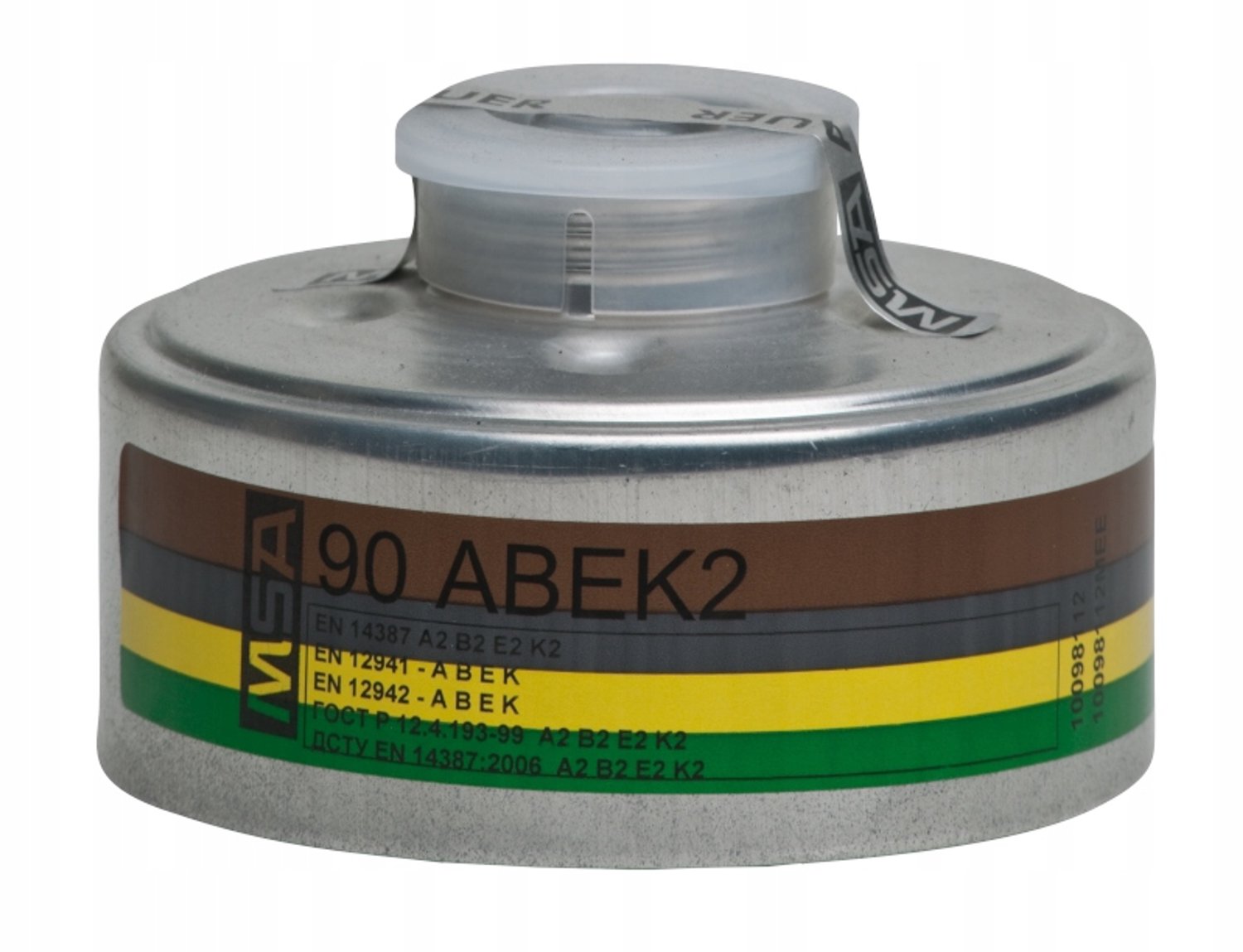 MSA ABEK2 Filterpatroon met 40x1'7 Schroefdraad
