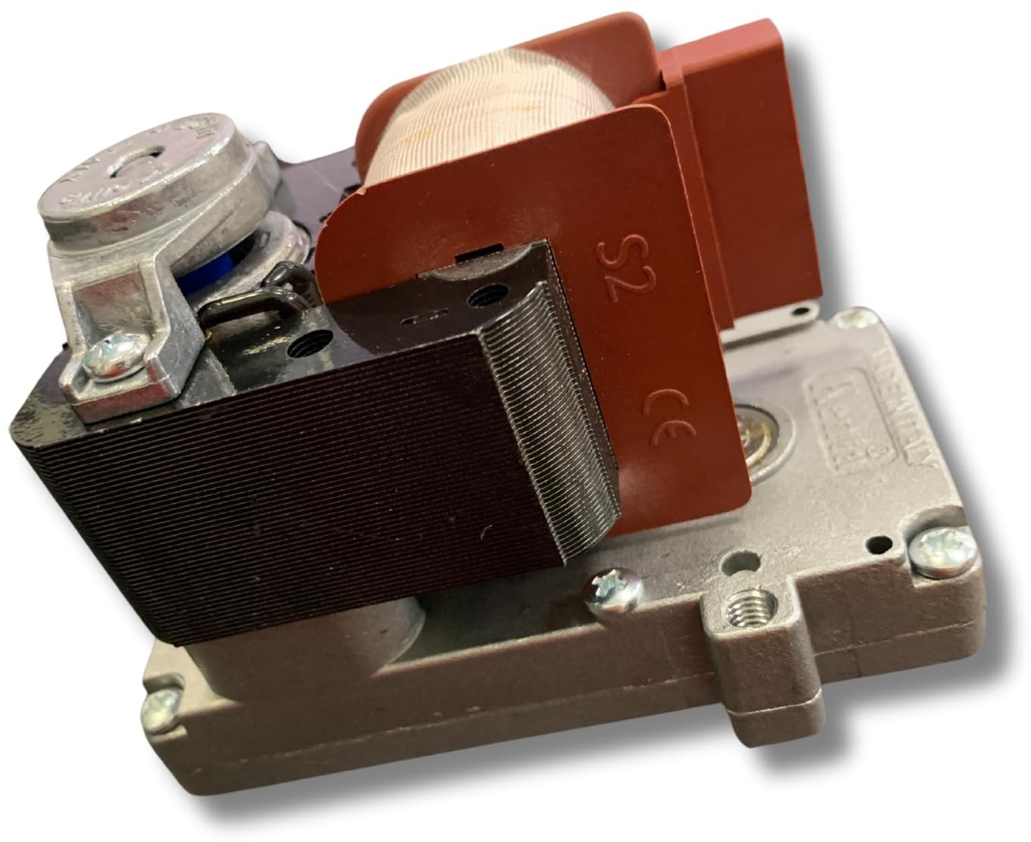 Transmissiemotor Pelletkachel - 2 RPM Snelheid - 28 Watt Vermogen - 8,5 mm Asdiameter - 220 Volt Netstroom - Laag Toerental Motor