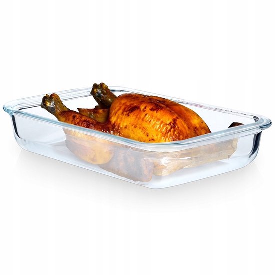 Glazen Ovenschaal 1L Rechthoekig - Bakken & Gratineren
