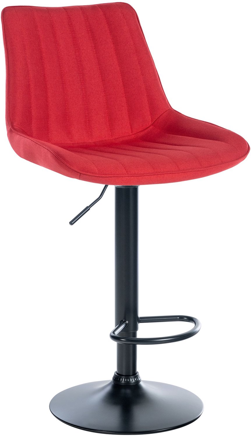 Barkruk - Verstelbaar - Stof - Rood