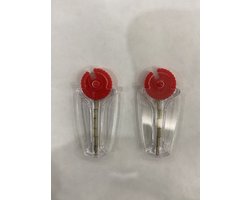 Vuursteen Dispenser - Voor Onder Andere Zippo - 12 Vuursteentjes - 2 stuks