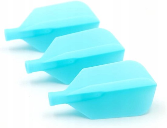 CUESOUL AK4 Smalle Dart Flights Blauw - Set van 3 van Cuesoul — afbeelding 2