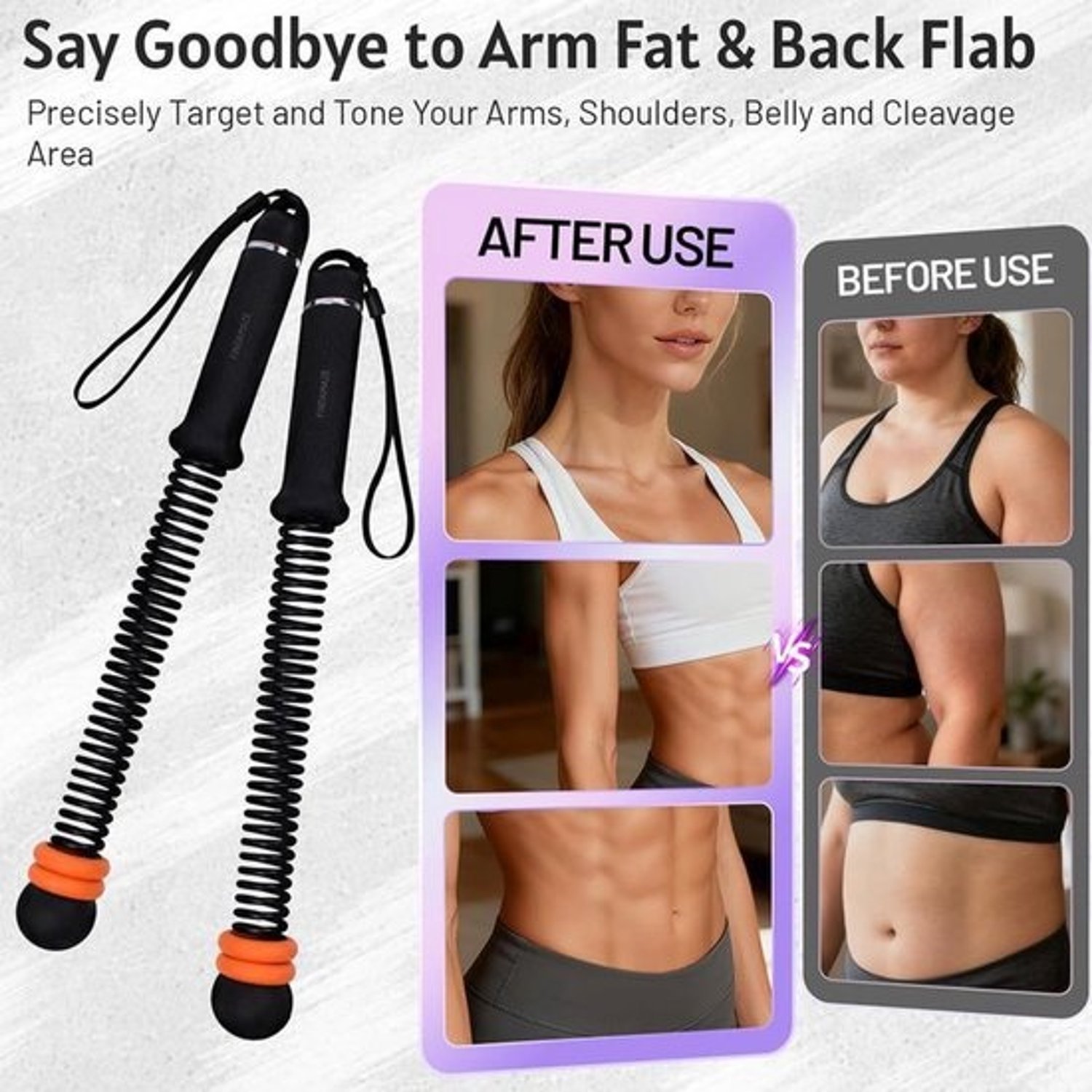 Trainingskoorden - Fitnesskabel - Voor krachttraining thuis - Kluwenvrij mechanisme - 43 cm - Zwart