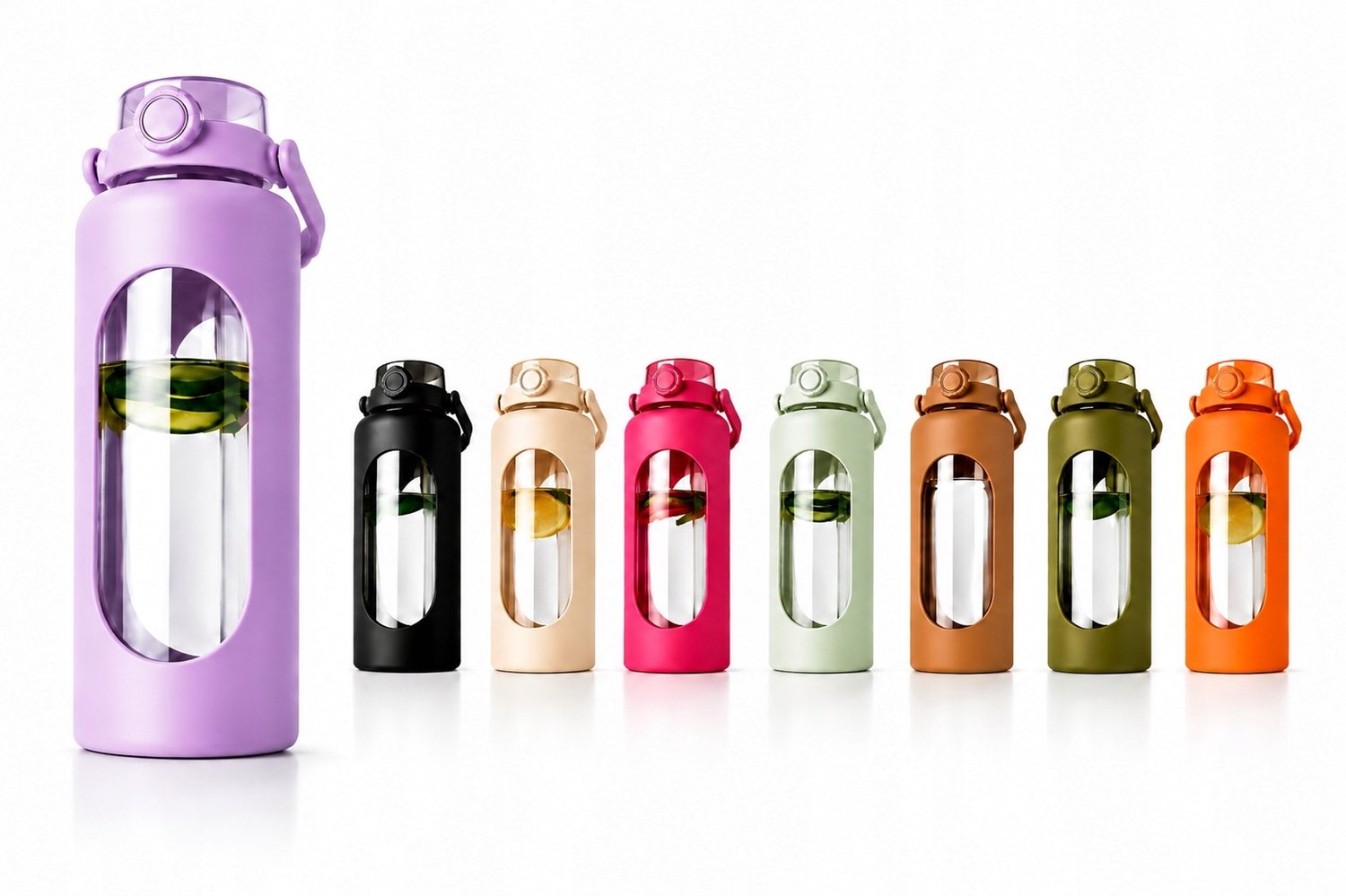 Fles 1L met Telefoonhouder - Fles voor Sport & Dagelijks Gebruik