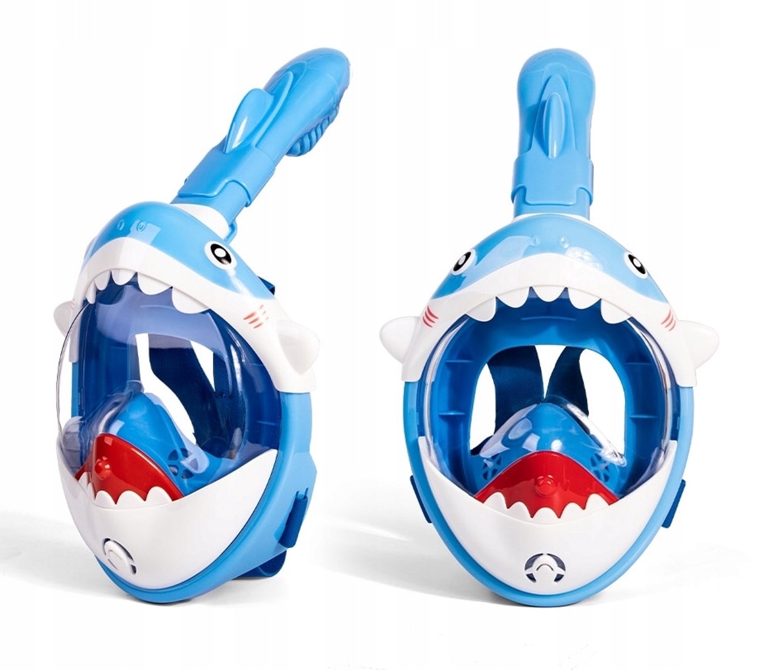 Volledig gezichtsmasker voor kinderen - Blauw, Anti-Fog & Dry Top