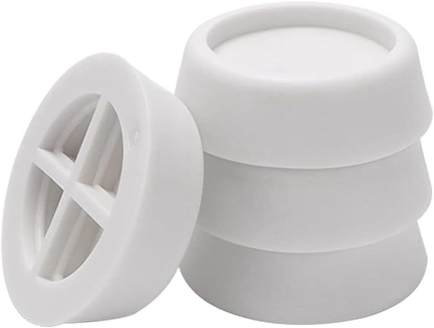 4 Stuks Anti-Vibratie Rubber Voeten voor Wasmachine en Droger, Vibration Dampers en Rubber Matten voor Geluidsreductie en Stabiliteit