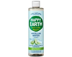 Happy Earth Micellair Water - 100% Natuurlijk - Met Hyaluronzuur & Biologische Aloë Vera -…