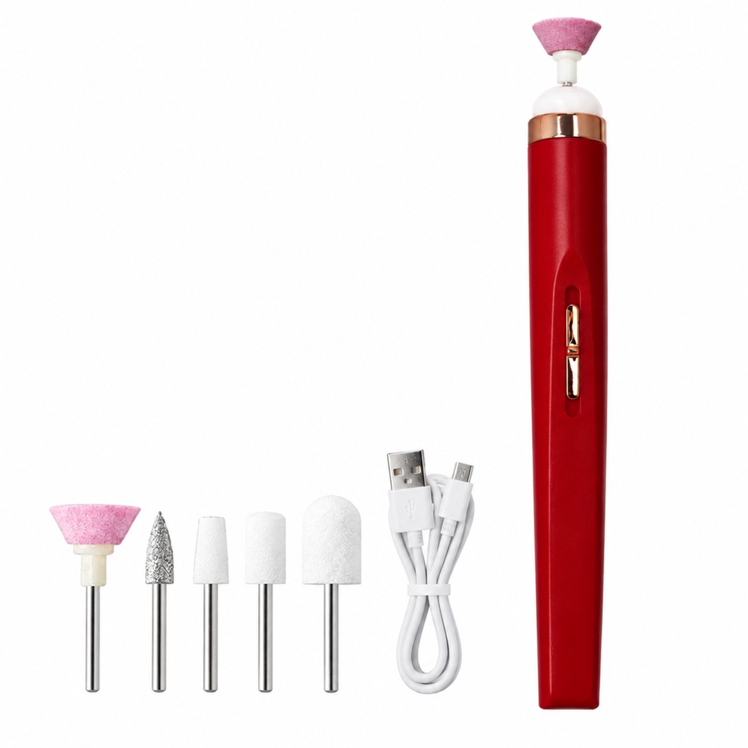 Elektrische nagelknipper - MJQ-001 - voor dagelijks thuisgebruik - met apparaat, datakabel, slijpkop en handleiding