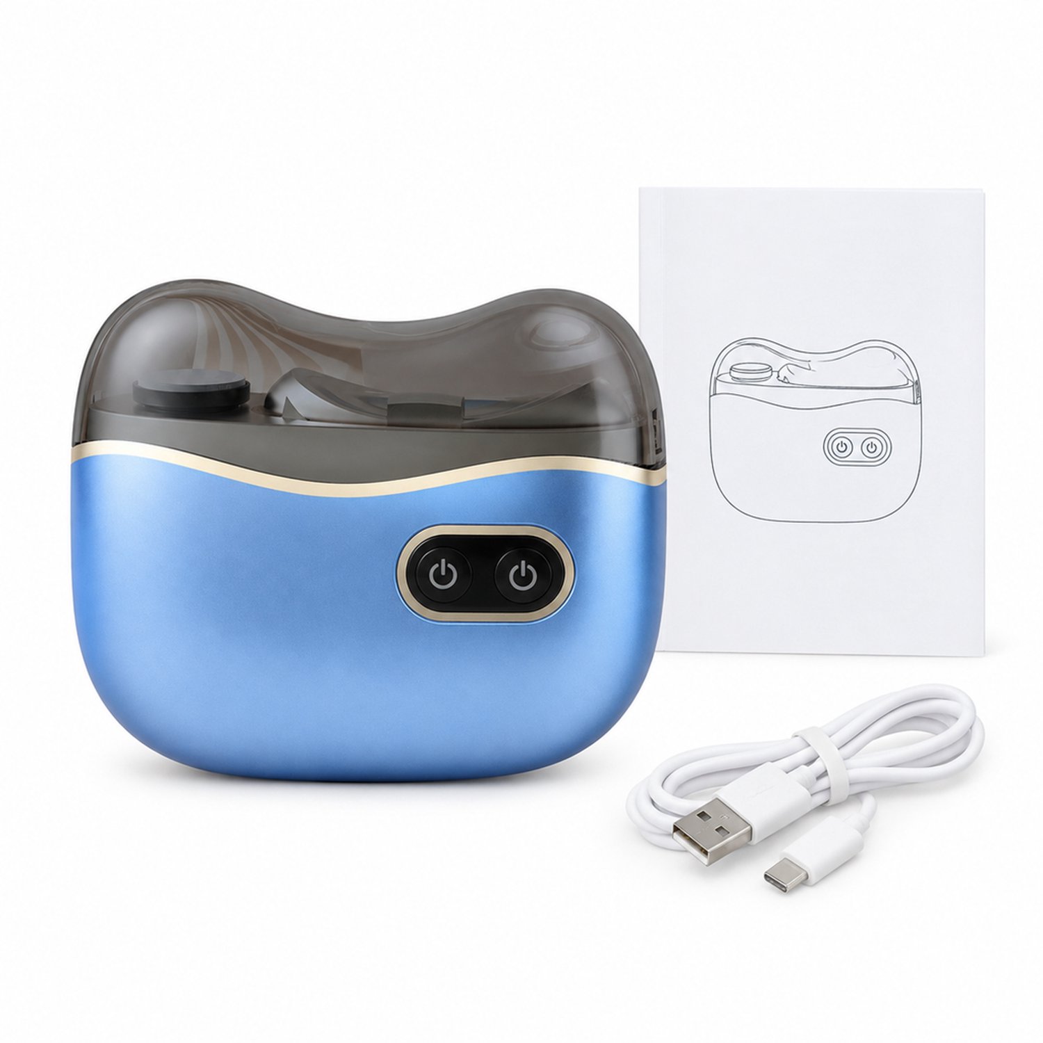 Elektrische nageltrimmer - 120 g - minimalistisch - voor dagelijks en thuisgebruik - met product en handleiding