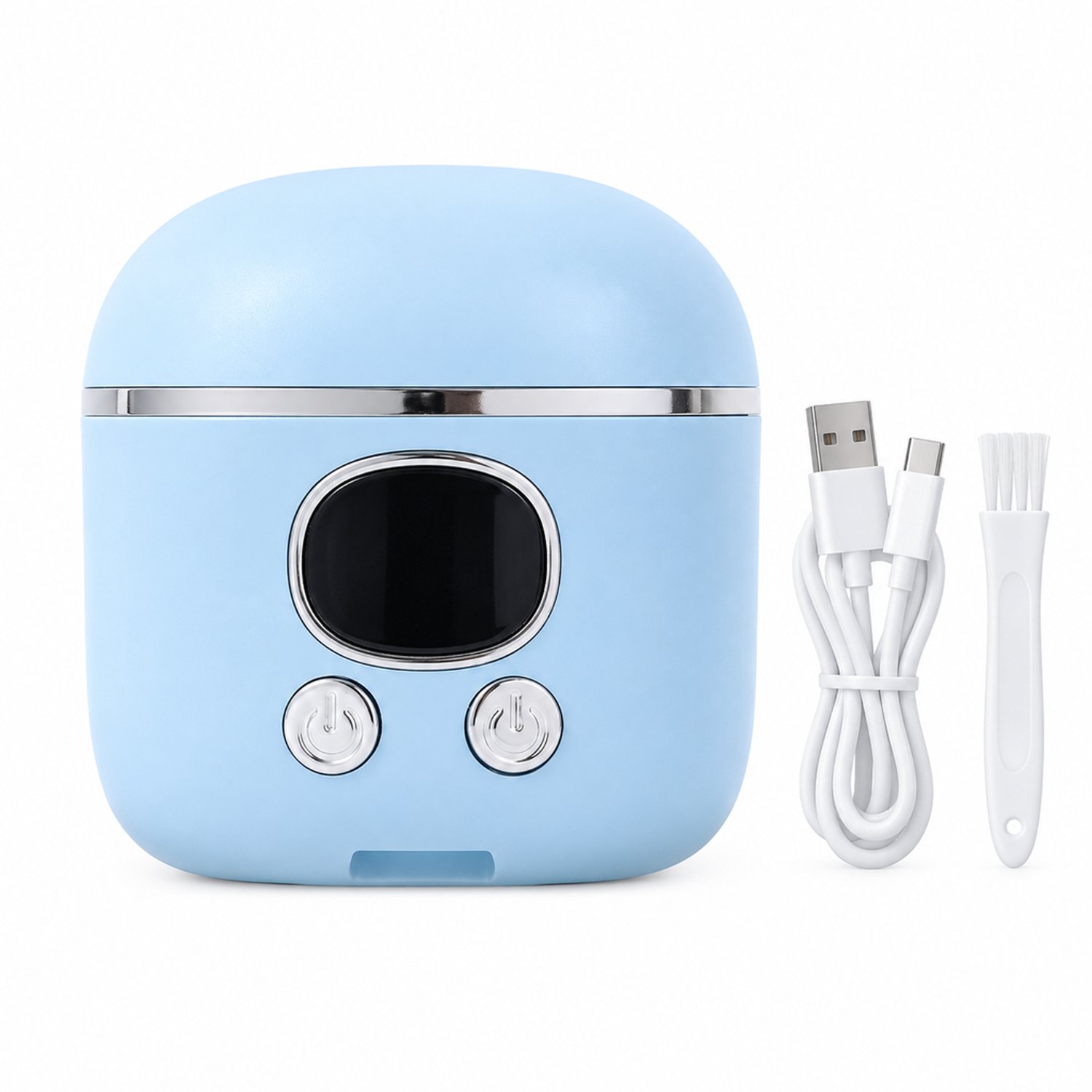 elektrische nagelknipper - CH-701 - 134 g - blauwe Engelstalige uitvoering - met verpakking