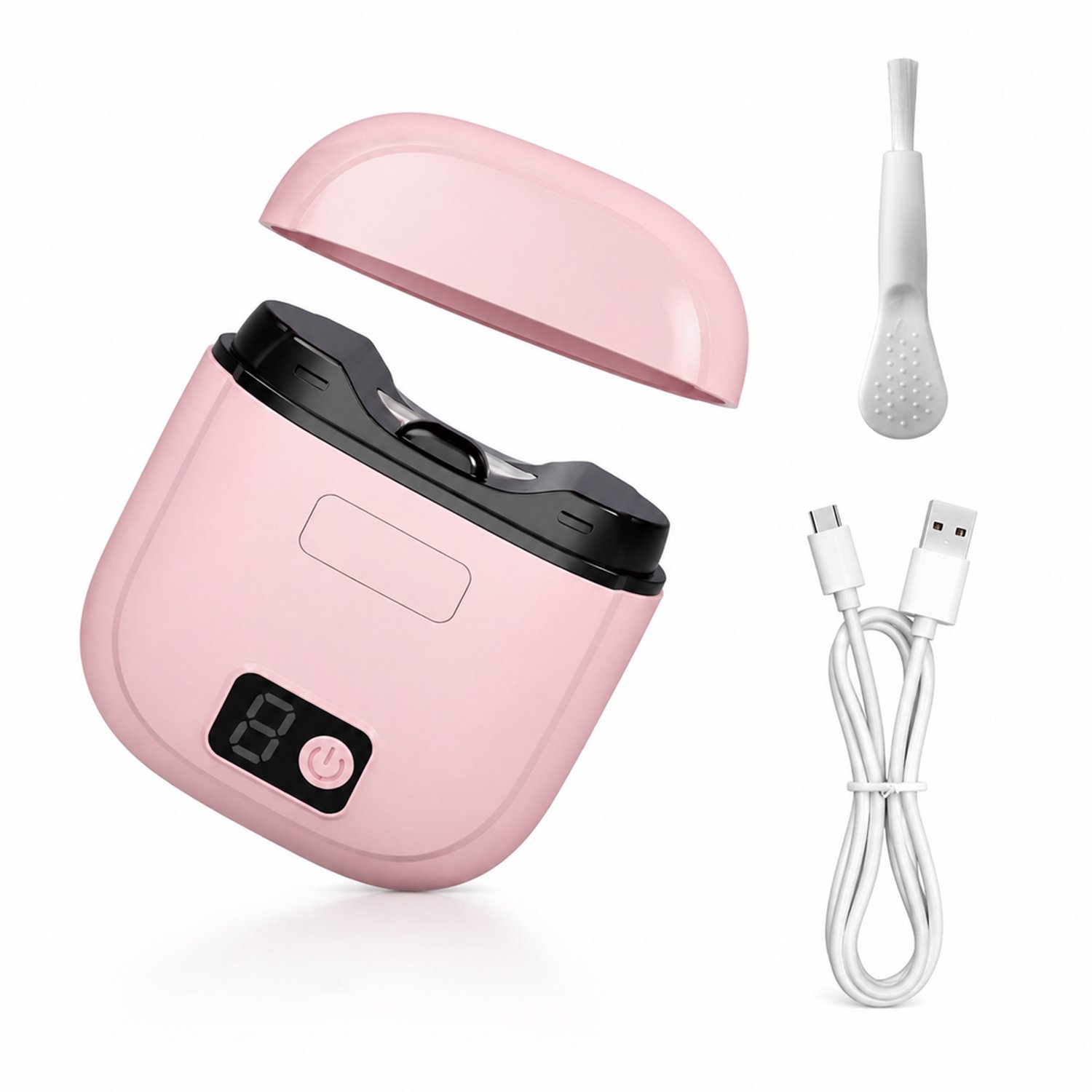 elektrische nagelknipper - Roze - Voor nagelverzorging - Geschenkdoos met Engelstalige verpakking