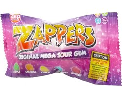 Zed Candy Zappers Original Mega Sour Gum - kauwgom - 24 x 50g
