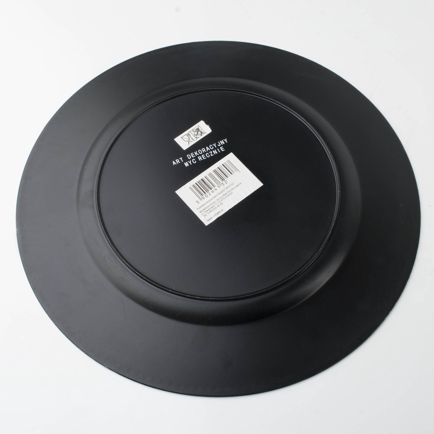 Mondex Blanche Decoratieve Onderschotel 33cm - Glanzend Rond