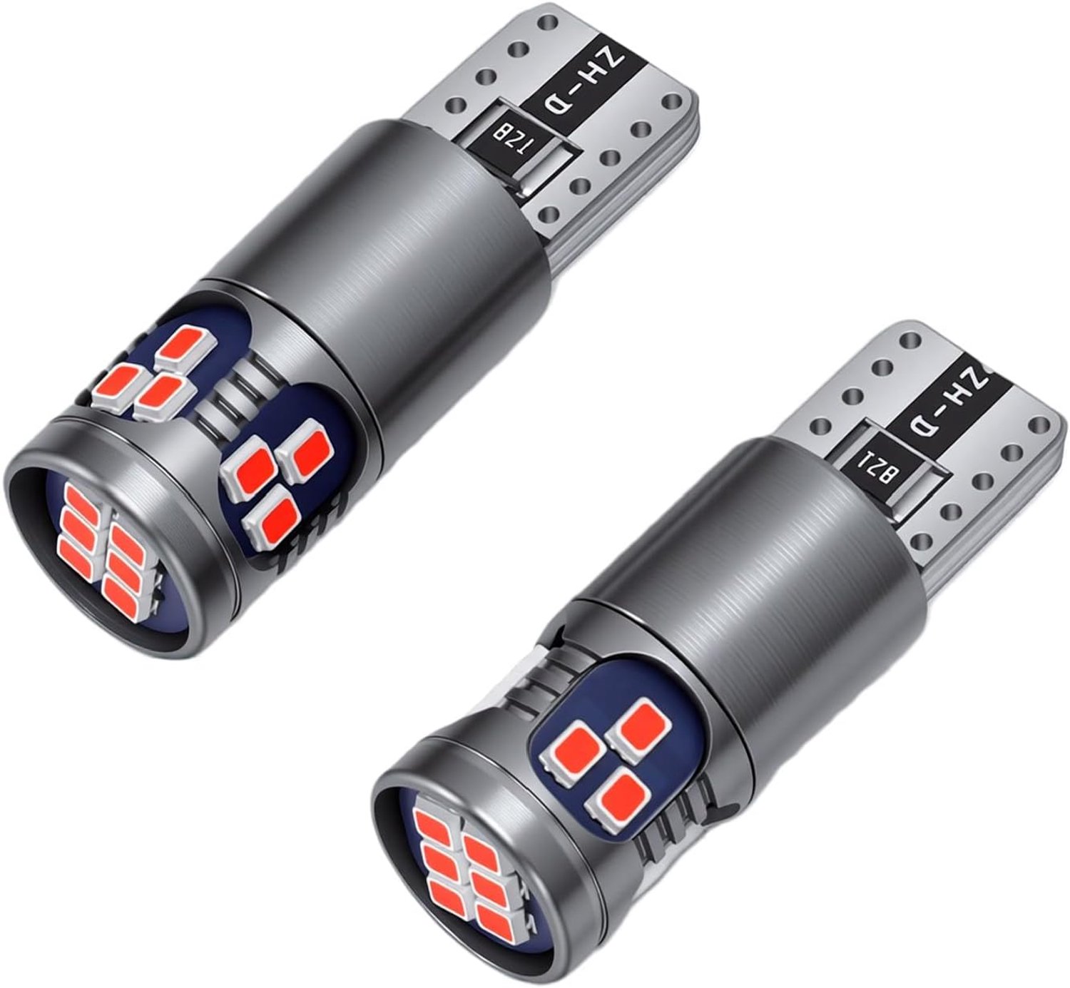 Auto LED-lampen 6500K Wig Interieurverlichting voor (rood)