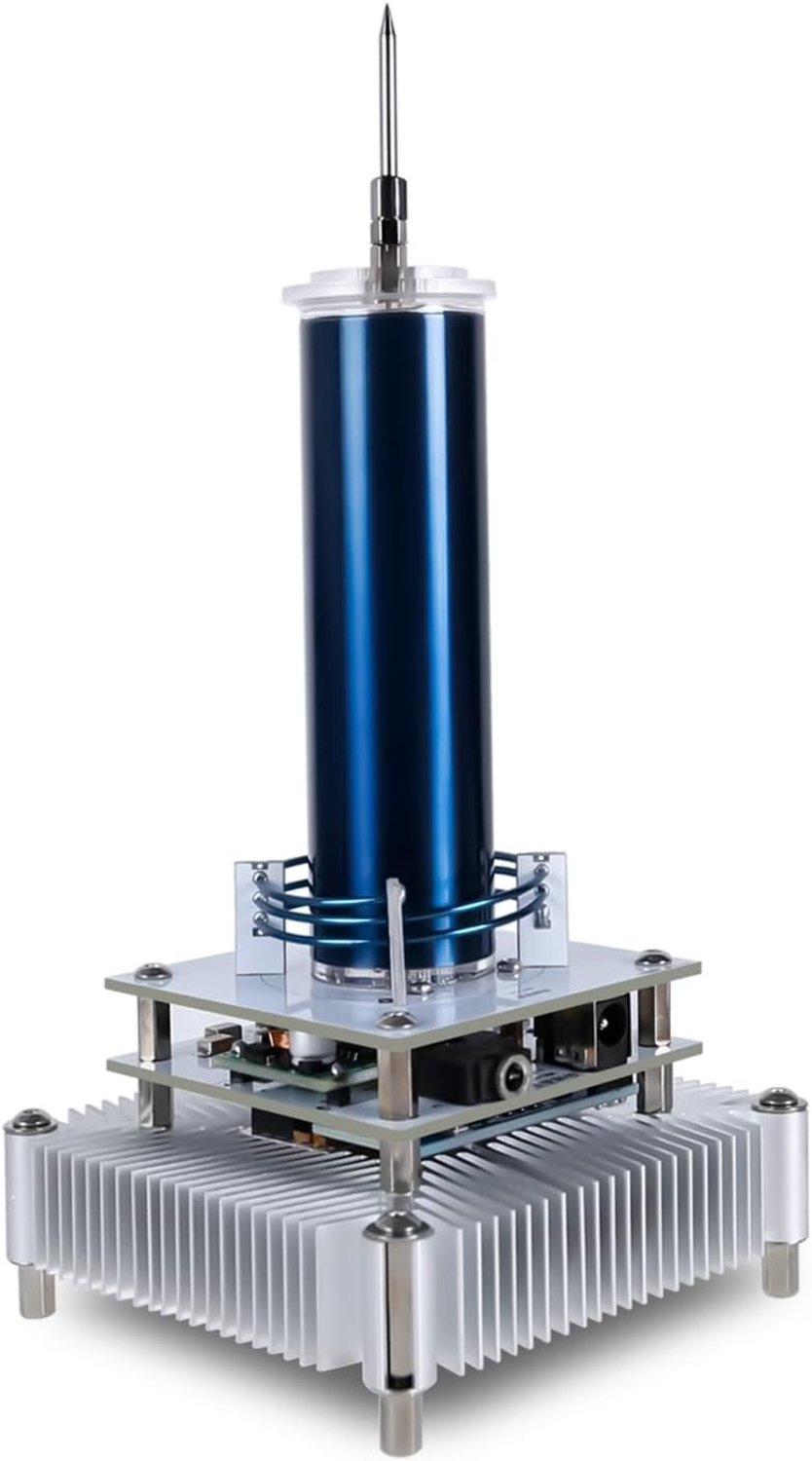 Plasma Generator Tesla Coil met Audio Kabel, DIY Desktop Speelgoed voor Experimenten en Cadeaus zoals Kerst en Verjaardag