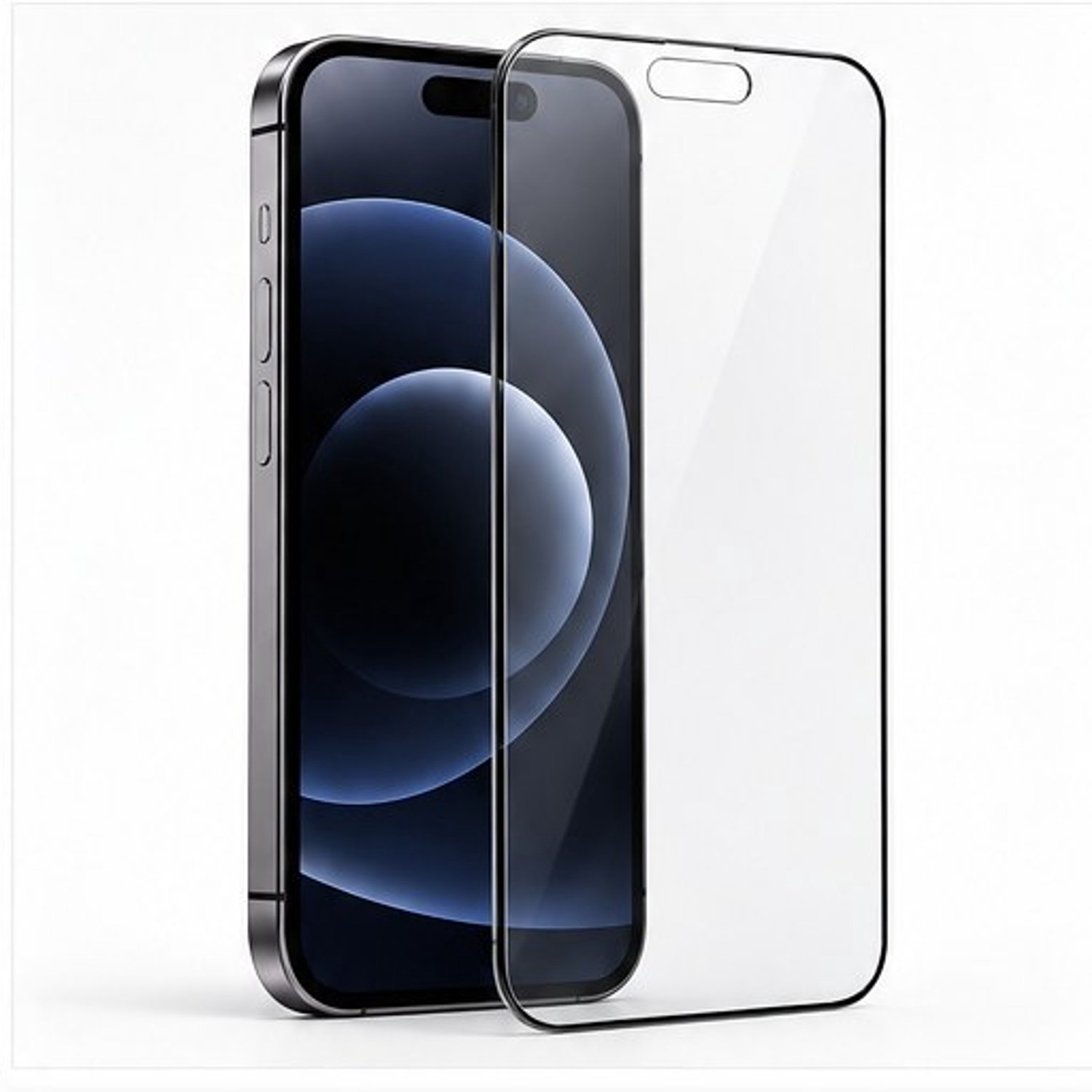 Eisenz - Screenprotector geschikt voor iPhone 14 Plus - Beschermglas van Gehard Glas - 6D HD Full Glass - Tempered Glass - Met Installatiehulp