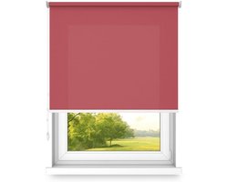 Rolgordijn, wand- of plafondmontage, groot formaat, fi 32, stalen houder, semi-verduistering, Rood kleur, 1000x2400mm