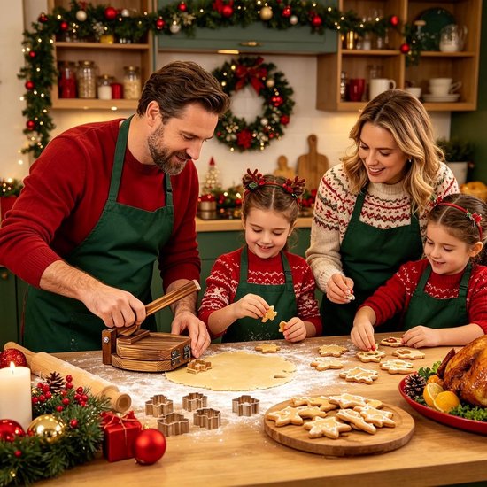Multifunctioneel keukengereedschap van hout, pers voor het maken van dumplings en taarten, omeletten, wonton desserts, huis, appartement, boerderij — afbeelding 2