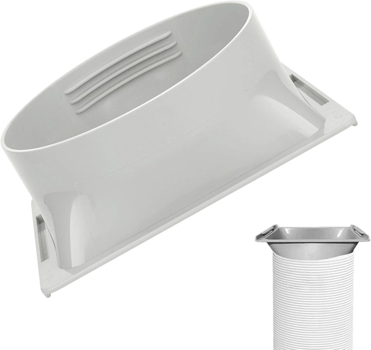 Uitlaatpijpconnector voor meubelairconditioning, hittebestendig, universele aansluiting voor 15 cm afvoerpijp, voor huis, woning, kantoor, slaapkamer, magazijn