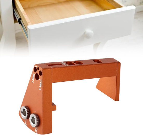 Ladegeleider boormal kit, aluminiumlegering mal voor kast — afbeelding 2