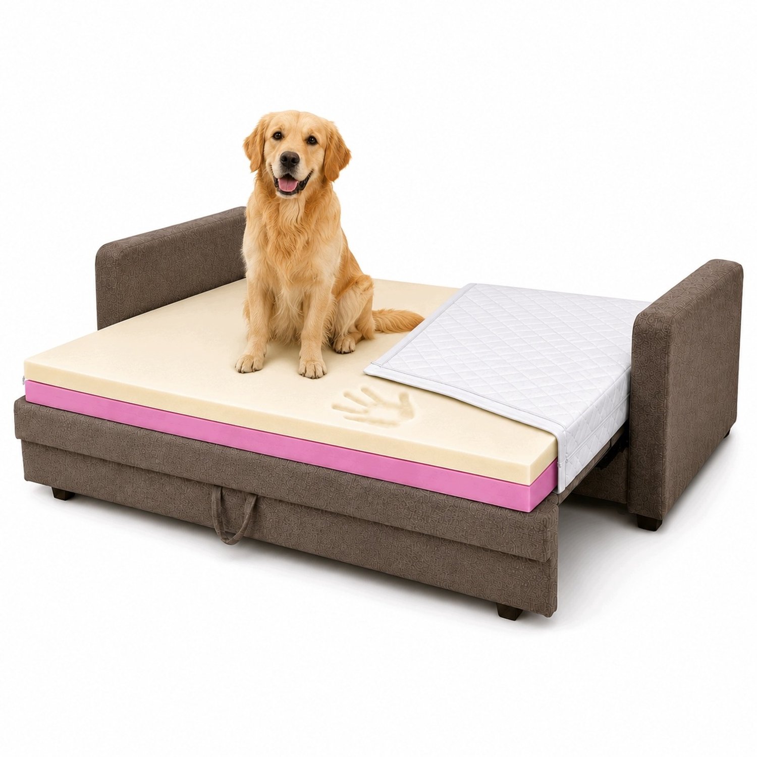 MATERACE Z GÓR Topper Matras HR Visco 100x180 cm - 6 cm Dubbelzijdig Comfort