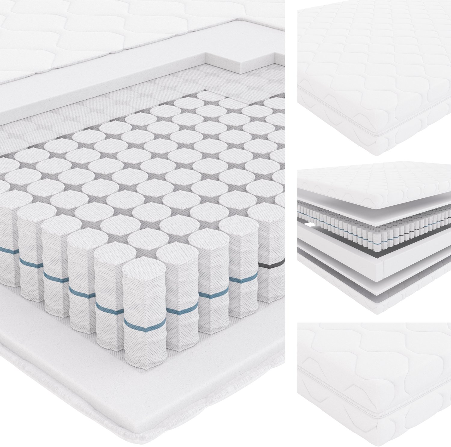 Hilding Anders Breeze Matras 160x200 - H3+ Hardheid - Pocketvering