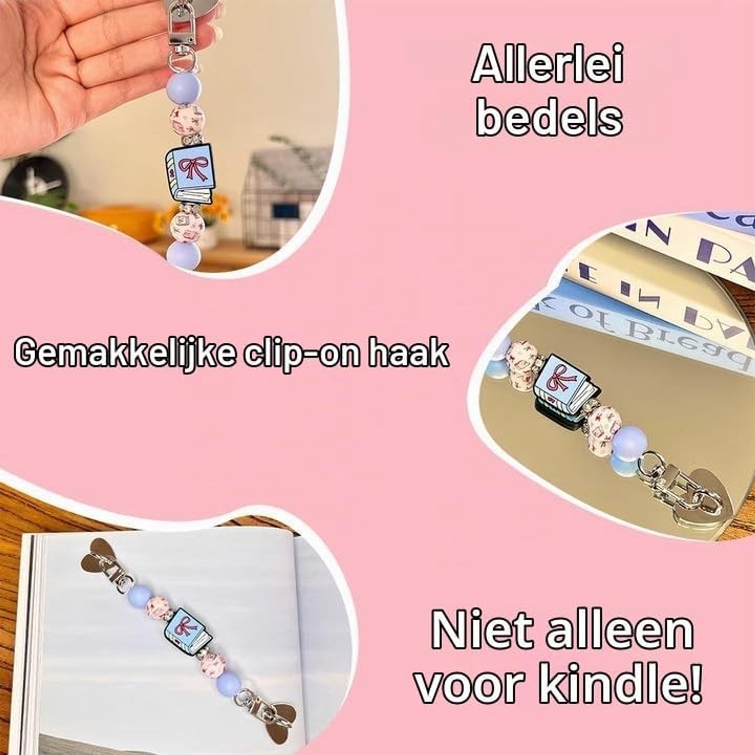 Anti-slip Koord voor E-readers en Tablets, Vingerhouder voor Kindle Oasis/Paperwhite, Geschikt voor 3.5 tot 7 inch, Ideaal voor E-book Accessoires en Mobiele Apparaten