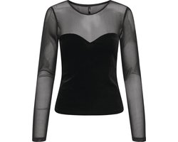 Ony Onsmooth S Mesh Top Back | Zwart | Maat: L