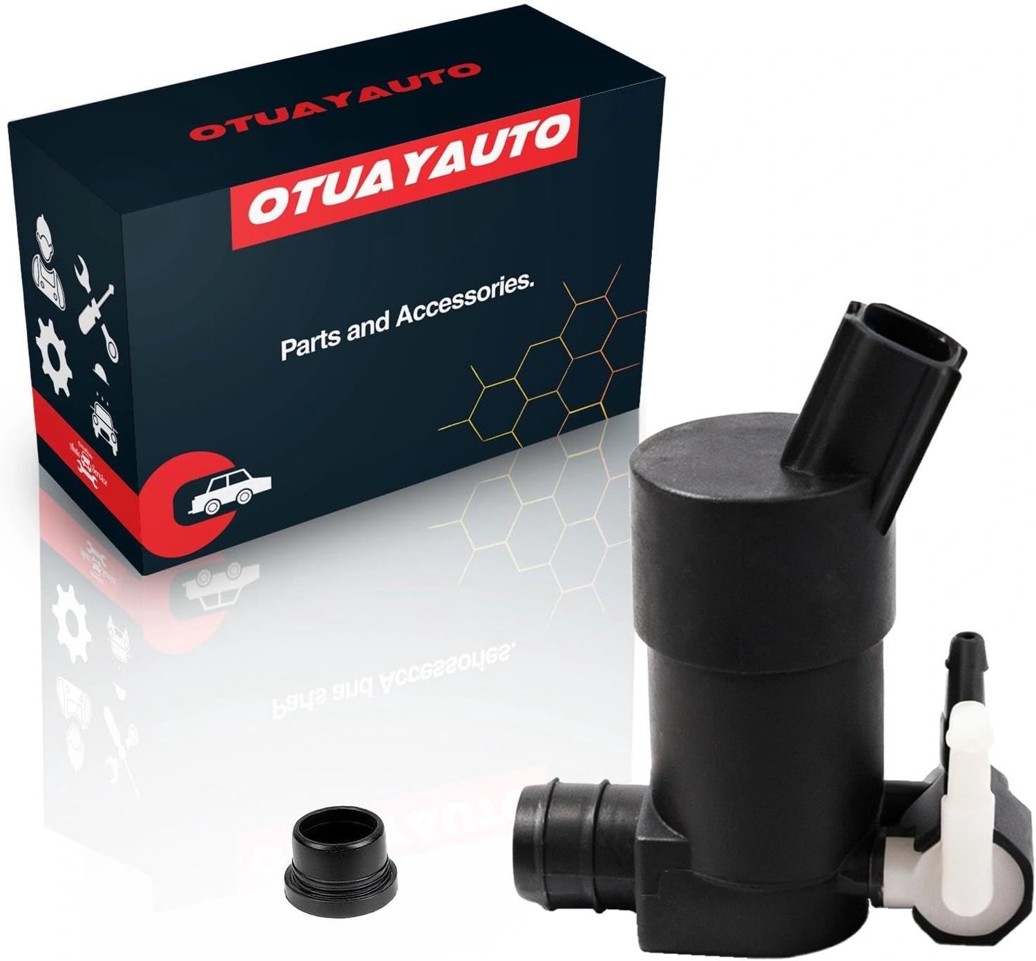 OTUAYAUTO Washing Water Pump for Ford, Focus, MK2, Windscreen Wiper Pump for Window Cleaning 1S7117K624FE 1231600 - ShopVlot