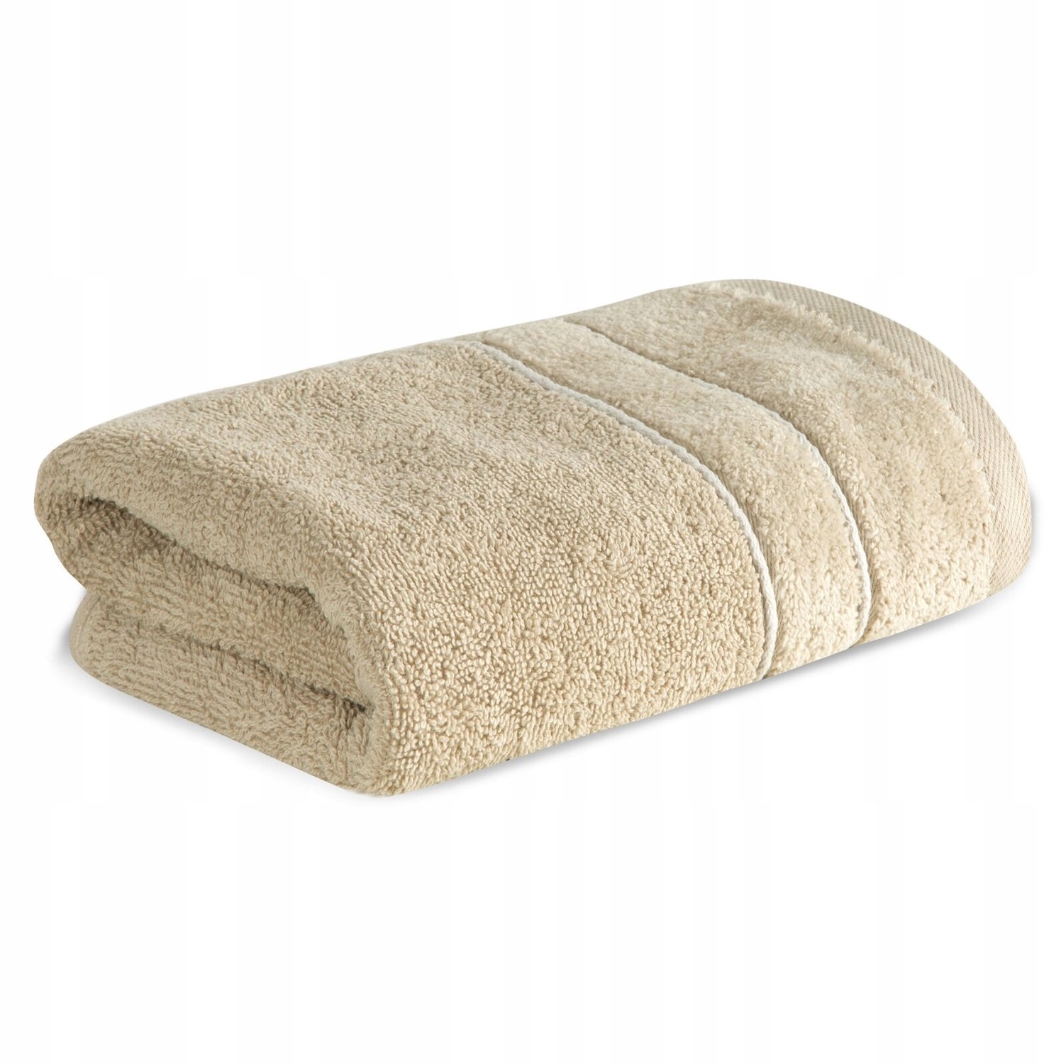 Sibel Handdoek 50x90 cm Beige - 100% Katoen, 500 g/m²