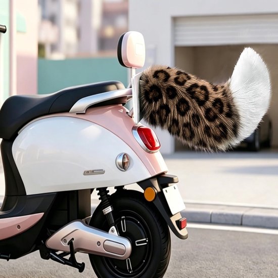 Tail Drift Wobble Tail Moving Car Fox Tail Decoration with Voice Control and Remote Control, Rechargeable Mount - ShopVlot — afbeelding 4