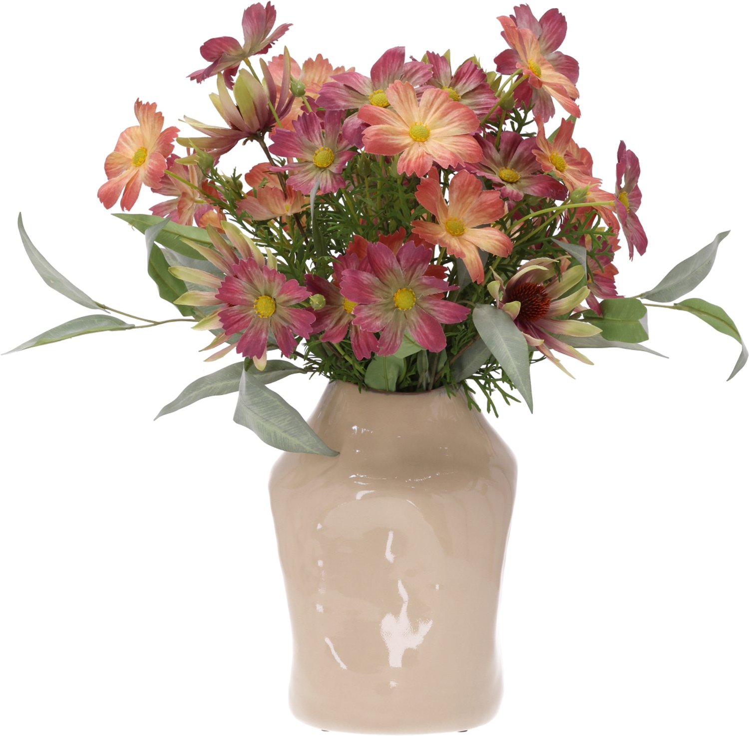 maxifleur Kunstplanten Herfstboeket kunstbloemen Hind Nagoya 50cm Meerkleurig