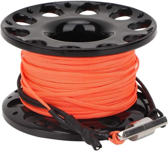 Diving Spool 30m - Duikspool met Vingerbeugel, Onderwater Accessoire voor Duikers, Plastic Reel — afbeelding 3